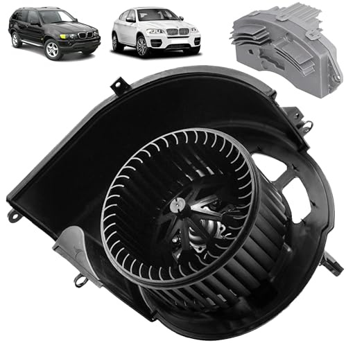 Ventilador aire acondicionado compatible para BMW X5 (E70) y X6 (E71, E72) | CON RESISTENCIA AIRE ACONDICIONADO. Motor calefacción, ventilador, climatizador, soplador. 64116971108