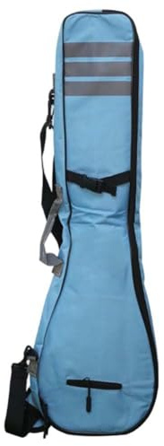 Violiica Kanu-Paddeltasche, 3-teilige Kajak-Paddel-Aufbewahrungstasche mit Reißverschlusstaschen für SUP-Paddel und Badmintonschläger, Blau