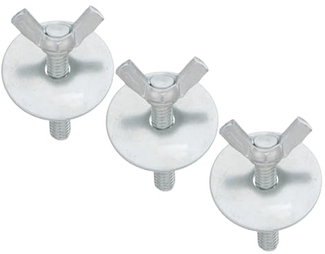 SMASOLO 3pcs Electric Fan Base Screws Replacement Parts for Floor Fan Base Support Iron Pedestal Nuts Accessories Spare Parts