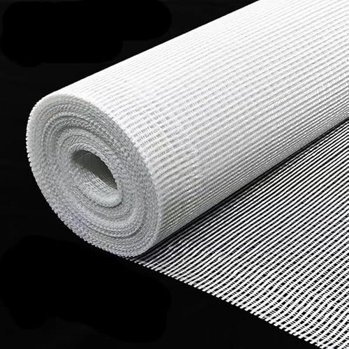 Verstärkungsnetz aus Beton aus Glasfaser, weiß, zur Reparatur von Wänden, gegen Risse, 1 Stück (50 x 0,7 cm)