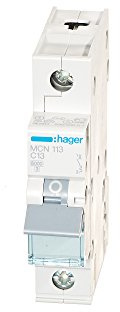 HAGER MCN113 LS-Schalter 1P 6Ka C-13A 1M Schraubtechnik