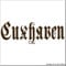cartattoo4you® AK-01669 | CUXHAVEN - Fraktur/Altdeutsche Schrift | Autoaufkleber Aufkleber Farbe braun, in 24 Farben erhältlich, glänzend, 17 x 5 cm, Premium-Qualität, Waschstrassenfest