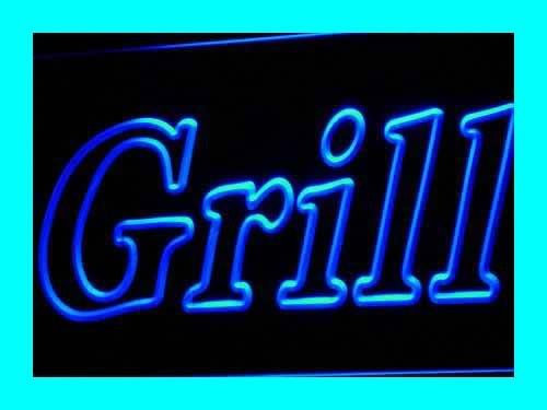 ADVPRO i440-b Grill Open Bar Pub BBQ NEW NR Neon Light Sign Barlicht Neonlicht Lichtwerbung