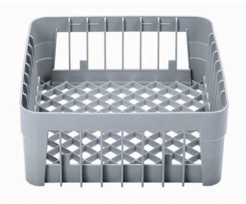 ShoppingStones Cesto per Lavastoviglie 35x35 cm, Polipropilene, Grigio, Rettangolare