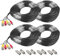 BNC Kabel AHD Videokabel BNC Video und DC Power Verlängerungskabel mit Anschluss für DVR System CCTV Überwachungskameras (4pcs Verpackt, 40 M)