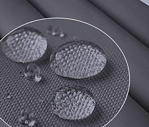 Wasserabweisender Outdoor Stoff Gewebe Abdeckplane/Zeltplane Oxford 210d (Dunkelgrau)