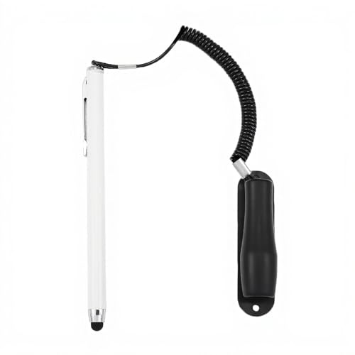 Richer-R Tactile Stylet Capacitif avec Ressort Corde Écran Tactile Capacitif Stylo en Alliage de Zinc pour Smartphones Comprimés