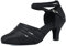 Syrads Damen Latein Tanzschuhe Ballsaal Salsa Sandale Soziale Partei Tango Tanzschuhe, 36 EU, Schwarz-6cm