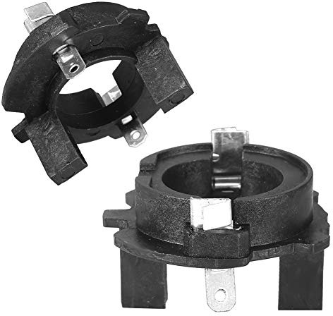 Qiilu H7 Scheinwerferlampen Adapter Halter Basis 2 STÜCKE für LED-Lampensockel