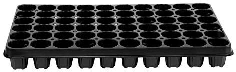 BigDean Anzuchtplatte Pro 60 Pflanzlöcher Ø 4,7 cm Pflanzschale Anzuchtschale Topfplatte 52 x 30 x 6 cm