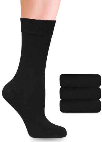 Fiera Besa Business Socken Damen Bambus 6 Paar | Socken aus Bambus-Viskose mit Lycra, weich, atmungsaktiv, bequem, für Arbeit und Freizeit