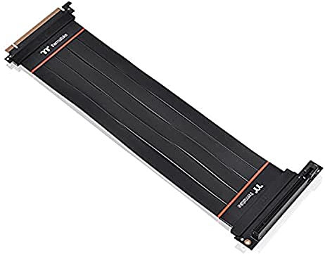 Thermaltake PCI Express Extender 90 Degree Black PCI-E 4.0 16X 30cm AC-058-CO1OTN-C2