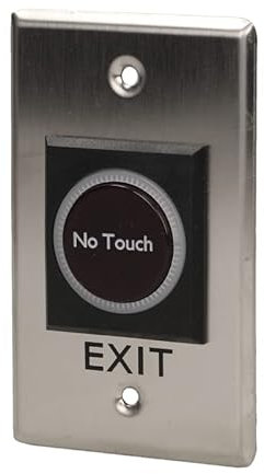 ORNO ZS-812 Bouton de Sortie Pour Digicode Portail ou Clavier Numerique Sans Contact Fonctionne Avec le Mouvement de la Main