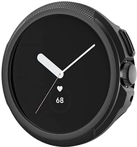 Spigen Cover Liquid Air Compatibile con Google Pixel Watch 3/2/1 41mm (2024/2023/2022) - Nero