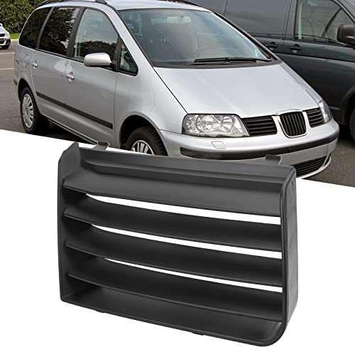 Griglie Per Paraurti Anteriore Auto, Griglia Di Aspirazione Aria Superiore Paraurti Destra 7m785365401c Sostituzione per Seat Alhambra 7m 2000‑2010 Nero