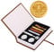 Yoption Wachssiegel-Stempel-Set, Bienen- und Wabenwachs, klassisches Vintage-Siegelwachs-Set, Retro-Siegelstempel, Geschenkbox-Set (Biene und Waben)