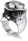 Bandmax Doctor Schnabel Vogel Ringe Männer Gothic Steampunk Ringe Größe 62 Pestdoktor Fingerringe Edelstahl Vogel Bandringe Biker Ringe Tierring Schmuck