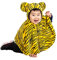 Seruna Tiger-Kostüm, F150 92-110, Umhang für Klein-Kind Kind-er, Wild-Katze Kostüm-e Fasching Karneval Kleinkinder-Karnevalskostüme Kinder-Faschingskostüme