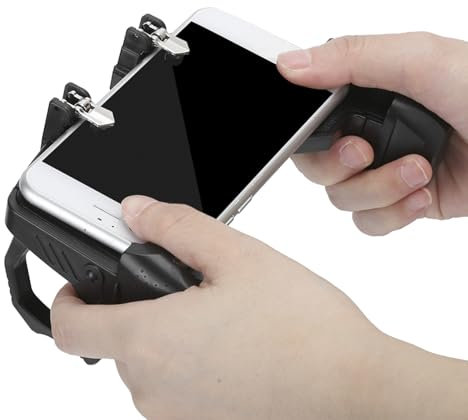 Cuifati Multifunktions-Gamecontroller-Griff Universal Gamepad, Smartphones Gamepad für PUGB Game Helper, Metall-Pleuel-Design & Hände Werden Nicht Müde
