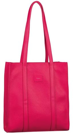 Gabor bags Elfie Damen Shopper Umhängetasche Reißverschluss Mittelgroß Rosa