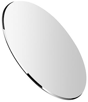 Tapis De Souris Rond en Aluminium 200X200Mm, Double Face, Surface Lisse Et Stable, Idéal pour Gaming Et Travail, Compatible avec Toutes Les Souris, Argent