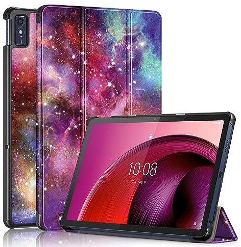 TOPCASE Funda para Lenovo Tab M10 5G 2023 10.6 TB360ZU,Ultra Delgada Funda con Función de Soporte y Reposo/Activación Automática,Galaxy