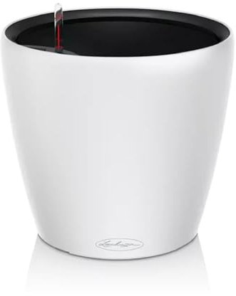 Lechuza Pot de Fleurs Classico Color LS Blanc avec système d'irrigation Ø 43 × 39 cm | 14290