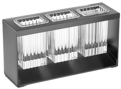 Correa Soporte de Secado de Cubiertos para Encimera, Escurridor de Cubiertos, Caja de Soporte para Vajilla, Tenedor Separado, Almacenamiento de Palillos, Negro
