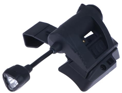 RUDFUZ Luz de Casco de Airsoft táctico Linterna Fuerte de Ahorro de energía para Cazar Linterna Fuerte de Ahorro de energía