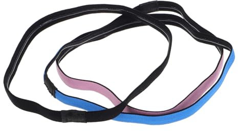 Anneome 3stücke Sport-Stirnband Elastisches Stirnband Schweißabsorbierendes Stirnband
