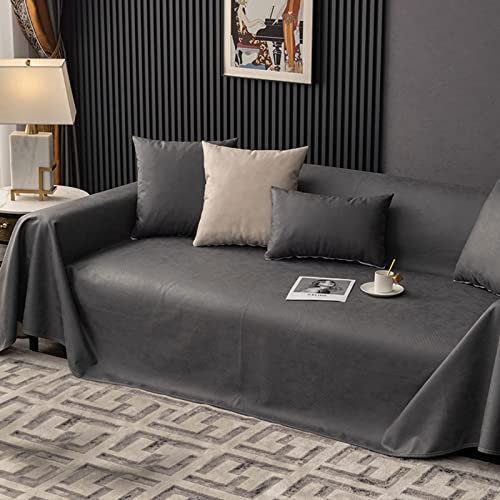 Wasserdichter rutschfester Sofabezug für 1- und 4-Sitzer-Sofa, weiche Lederdecke, Schonbezug, stilvolle Dekoration, kratzfester Möbelschutz