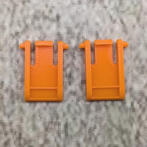 ULEIVA Replacement Keyboard Feet Orange 1 Pair (2 Pieces) Compatible with Logitech K120 Keyboard Replacement Part Keyboard Stand Keyboard Feet (Orange)