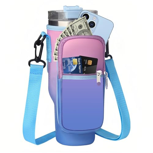 SI SEN Stanley Cup Tasche, Umhängetasche für Wasserflasche, Wasserflasche Tragetasche, Stanley Cup Zubehör, Passend für Stanley Cup-Zubehör