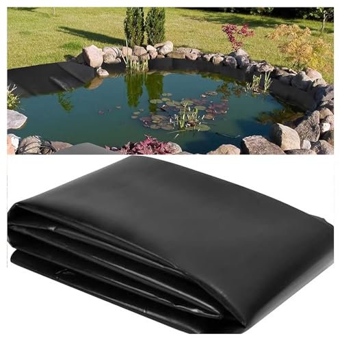 XYUERU Teichfolie, 0.5mm Stärke, PVC Teichfolie,Flexibel Gartenteiche Dichtungsfolie Teichmembran Folie für Gartenteich, teichbecken, Brunnen(300x400cm)