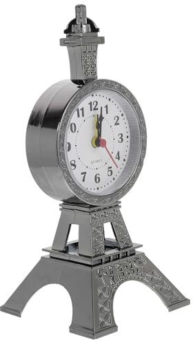 SOIMISS Retro-wecker Eiffelturm Modellierung Tischuhr Für Schlafzimmer Haushaltswecker Kleiner Wecker Dekorativer Wecker Für Erwachsene