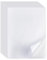 Fhioevt 20 Hojas Papel Adhesivo para Imprimible Papel Fotografico A4 Vinilo Imprimible Adhesivo Mate Pegatinas Autoadhesivas para Impresoras de Inyección de Tinta y Láser (297x210mm, Blanco)