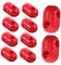 GLSTOY 10pcs Climbing Net Rope Buckle Climbing Tree Climbing Gear Wall Climbing Car for Climbing Swivel Climbing Holds Rope Ladder for Outdoor Climbing Climbing Rope