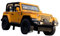 1 32 Per Jeep Wrangler Rubicon Modello Auto In Lega Metallo Colato Simulazione Ad Alta Fedeltà Veicolo Fuoristrada Giocattolo Giocattoli Metal Vehicles non RC(Yellow)