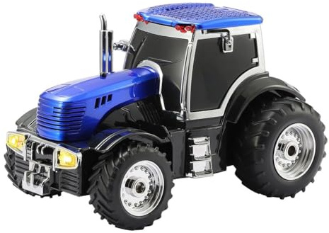 Fuhjythy WS-560 Tractor Wireless Bluetooth Speaker LED Light Support TF Card FM Radio Stereo Music Player Bluetooth Speaker C