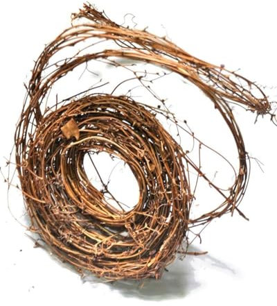 JUKOTA 1 Stück Weinreben Kränze Rebe Girlande Zweig Weihnachten Rattan Zweig Kranz Dekoration für Weihnachtsferien DIY Handwerk Hochzeit Türwand (4,6M)