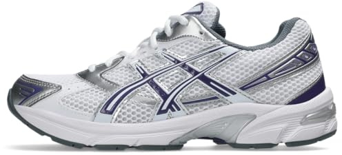 Asics Gel-1130 White & Dusty Purple Women's Shoes, White, 4.5 UK