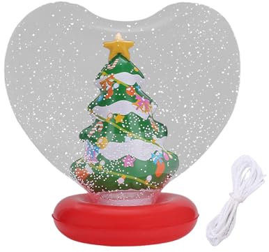 Große Aufblasbare Weihnachtskugeln Herzförmige Leuchtende