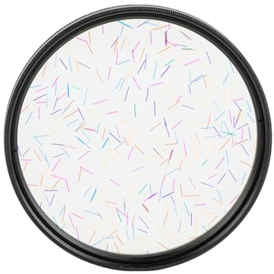 Homoyoyo Kameraobjektiv Effektfilter 77mm Sternenlichteffekt Glas Spezialeffektfilter für Nachtfotografie und Porträts