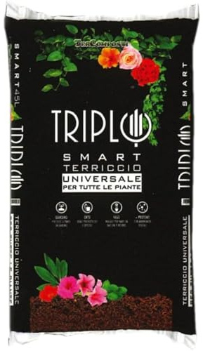 LoviStore Terriccio Universale 70 Litri Triplo Smart Terra Terreno con Proteine a Lenta Cessione, Substrato Professionale per Orto Giardino Piante in Vaso Fiori Siepi Rose Arbusti