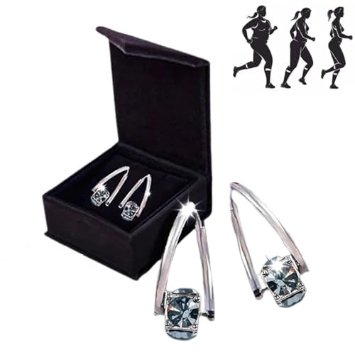 Germanium-magnet ohrringe damen, Magnetfeldtherapie-Ohrringe, kostenlose Geschenkbox für, Germanium-Magnet-Ohrringe, für Frauen und Mädchen