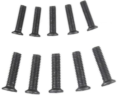 JoyousMall 10 viti di fissaggio filettate a sinistra M5/M6 22 mm per adattatore mandrino per trapano UNF da 1/2 e 3/8, parti di ricambio
