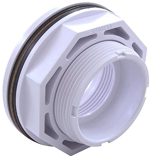 Hayward SP1023S SKT Einlassgarnitur mit Gegenmutter und Dichtungen für Fiberglas-Pools/Spas