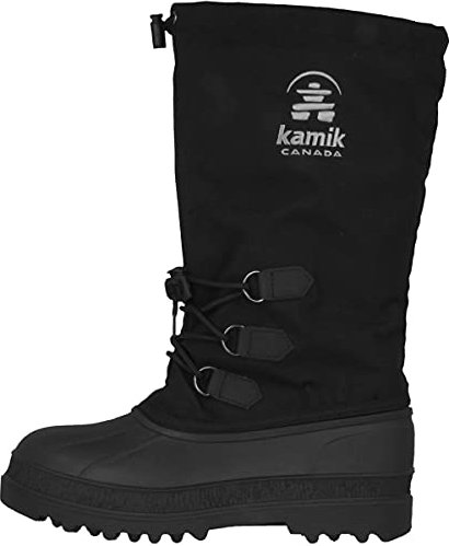 Kamik CANUCK, Herren Schneestiefel, Schwarz (Black-Noir), 41 EU (8 UK)