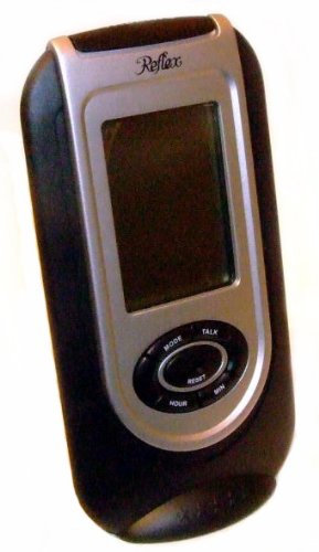 Reflex bedside travel digital talking alarm clock