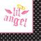 Creative Converting Angel Birthday Beverage Napkins, 16 Count